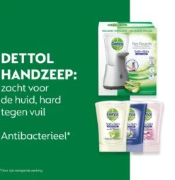 Dettol - Automatische Zeepdispenser No Touch & 3x250ml Handzeep No Touch Navulling - Aloe Vera, Sheabutter En Blue Lotus 11 Dettol - Automatische Zeepdispenser No Touch & 3x250ml Handzeep No Touch Navulling - Aloe Vera, Sheabutter En Blue Lotus -Gillette Winkel 1166x1200 10