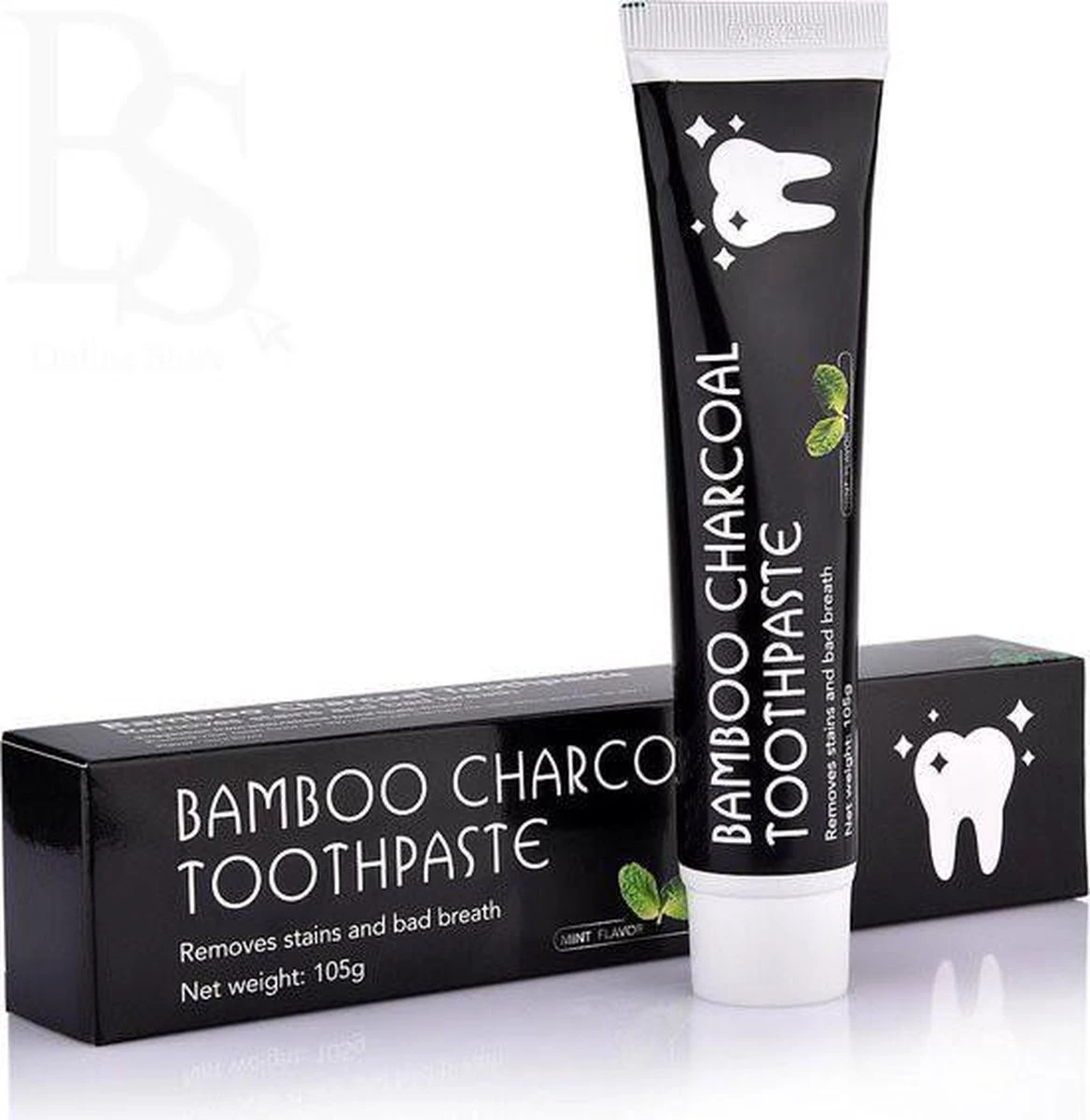 3x Houtskool Tandpasta 105g - BAMBOO Charcoal Toothpaste - Tandpasta - Voor Wittere Tanden - Tanden Bleken 4 3x Houtskool Tandpasta 105g - BAMBOO Charcoal Toothpaste - Tandpasta - Voor Wittere Tanden - Tanden Bleken - Afbeelding 2
