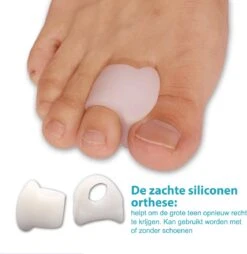 {Feetz} Hallux Valgus Bunion Protector & Corrector - SET VAN 8 STUKS – Voetverzorging & Teenspreider Teenspalk – Voorvoetzolen Siliconen Set Ter Correctie Van Tenenstand. Inclusief Teenband & Massagebal Voor Spierversterkende Oefeningen -Gillette Winkel 1169x1200 11