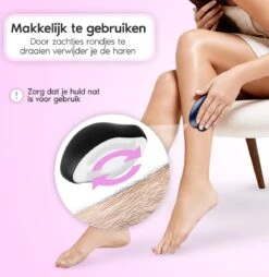Cheveux Crystal Hair Removal – Scrubi - Kristal Ontharing Benen – Kristalpad Haarverwijderaar Voor Vrouwen – Hair Eraser – Bleame -Gillette Winkel 1169x1200 13