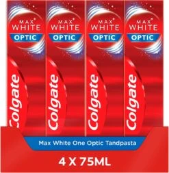 Colgate® Colgate Max White One Optic Whitening Tandpasta - 4 X 75ml - Voordeelverpakking
