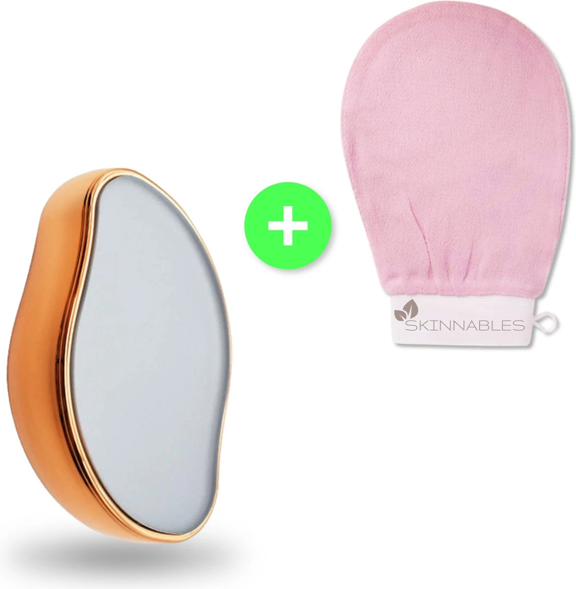 Skinnables Crystal Hair Removal - Crystal Hair Eraser - Scrubi - Bleame - Kristalpad - Pijnloos Ontharen - Inclusief GRATIS Scrubhandschoen - Goud - 2022 Versie 3 Skinnables Crystal Hair Removal - Crystal Hair Eraser - Scrubi - Bleame - Kristalpad - Pijnloos Ontharen - Inclusief GRATIS Scrubhandschoen - Goud - 2022 Versie