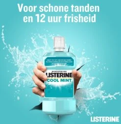 LISTERINE® Fresh Mint, Mondspoeling Met Essentiële Oliën Voor Een Langdurig Frisse Adem, 3x600ml -Gillette Winkel 1177x1200 2