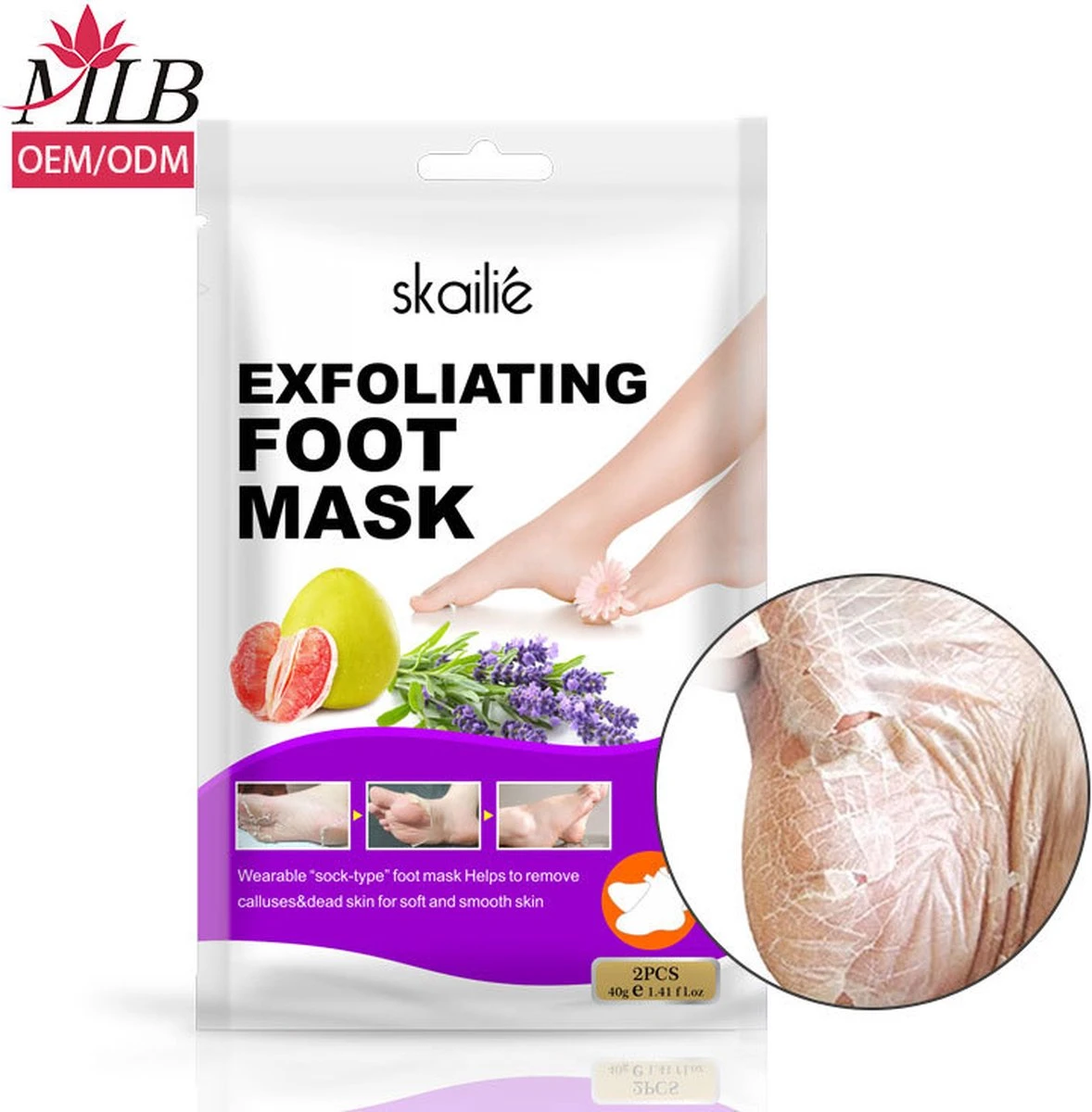 Eeltsokken - Voetmasker - Eeltsokken Voeten - Eelt Verwijderaar - Heerlijk Zachte Voeten - 4 Stuks 5 Eeltsokken - Voetmasker - Eeltsokken Voeten - Eelt Verwijderaar - Heerlijk Zachte Voeten - 4 Stuks - Afbeelding 3