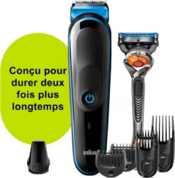 Braun MGK5245 7-in-1 Trimmer Baardtrimmer Voor Mannen - Gezichts- En Haartrimmer - Zwart/Blauw -Gillette Winkel 1179x1200 13