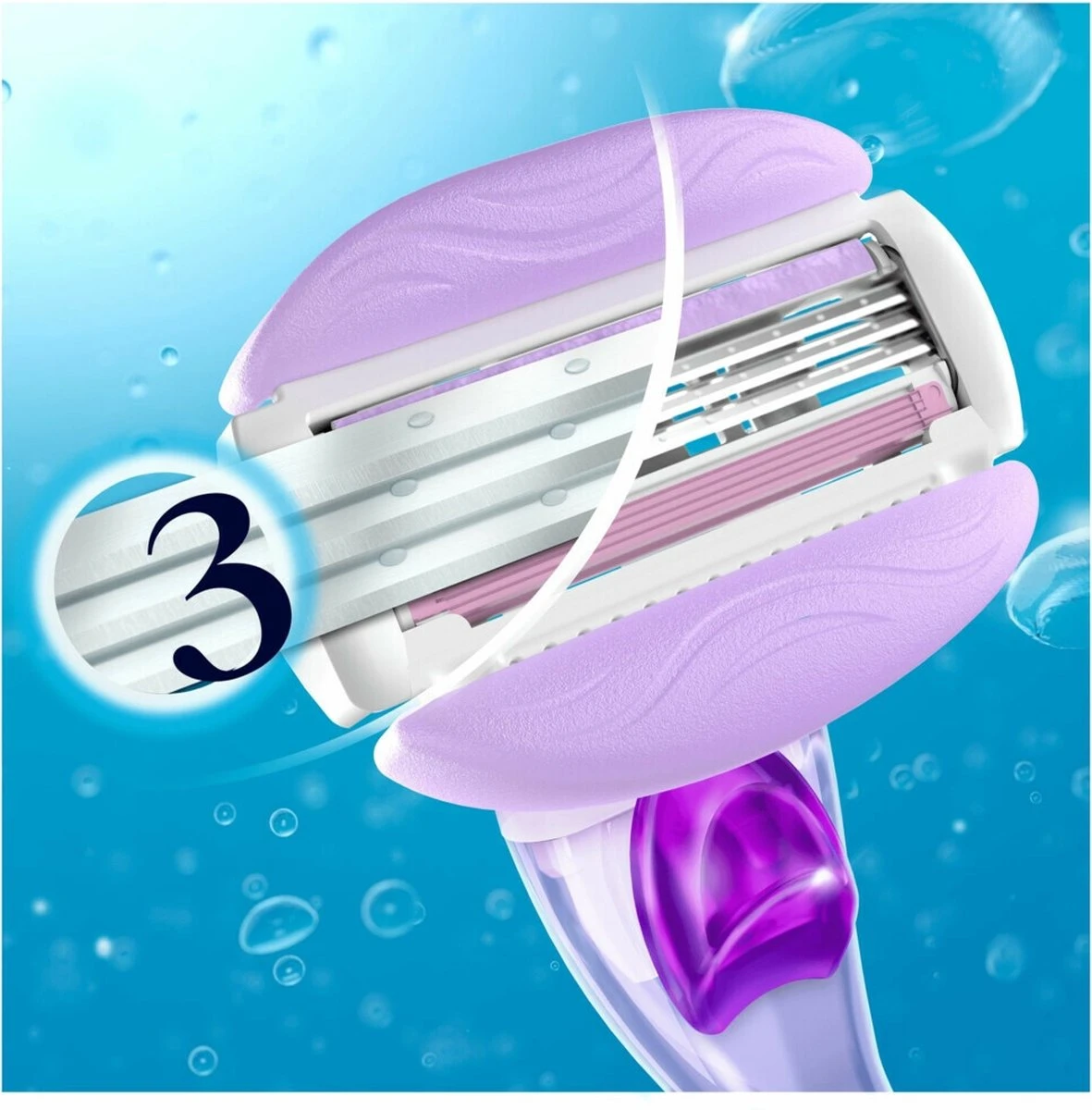 Gillette Venus ComfortGlide Breeze Scheermesjes Vrouwen - 8 Stuks 4 Gillette Venus ComfortGlide Breeze Scheermesjes Vrouwen - 8 Stuks - Afbeelding 2