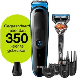 Braun MGK5245 7-in-1 Trimmer Baardtrimmer Voor Mannen - Gezichts- En Haartrimmer - Zwart/Blauw -Gillette Winkel 1184x1200 25
