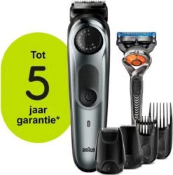 Braun Baardtrimmer En Haartrimmer BT7220 - Zwart Metaalgrijs -Gillette Winkel 1184x1200 28