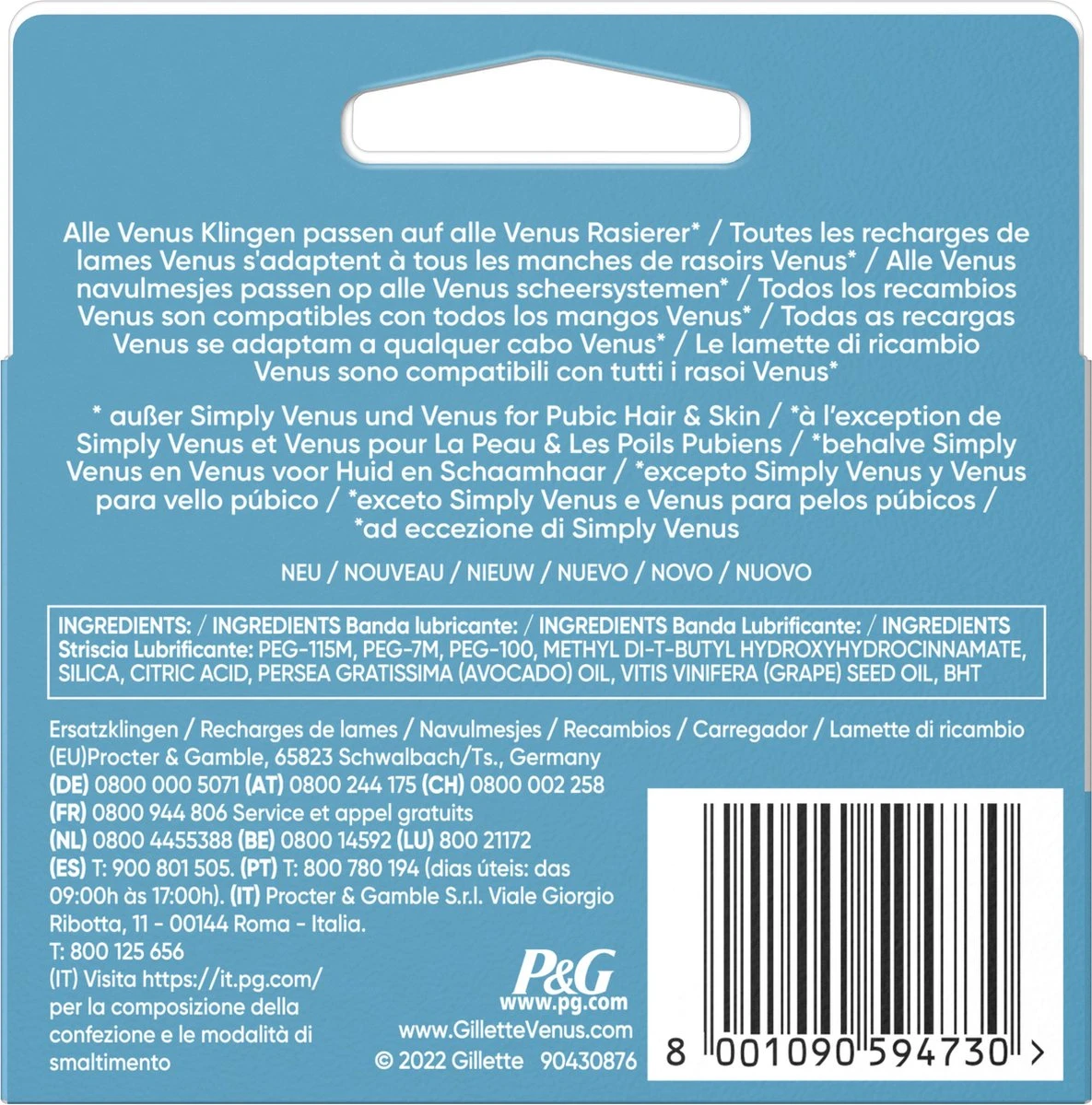 Gillette Venus Smooth - Mesjes Met Beschermende Kussentjes - 8 Navulmesjes 6 Gillette Venus Smooth - Mesjes Met Beschermende Kussentjes - 8 Navulmesjes - Afbeelding 4