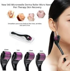 Merkloos Dermaroller 540 Naalden 0.5 Mm - Lichaamborstel - Derma Roller - Voor Betere Huid En Haargroei - Acné En Veroudering -Gillette Winkel 1186x1200 3