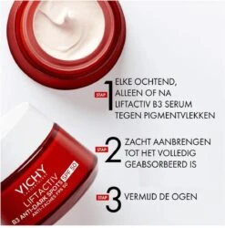 Vichy Liftactiv B3 Dagcrème Tegen Rimpels En Pigmentvlekken - SPF50 - 50ml -Gillette Winkel 1187x1200 6