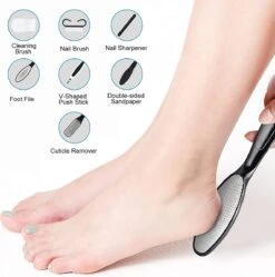 FAO 13in1 Eelt Verwijderaar - Incl. Pedicure Set - Professionele Voetvijl - Waterdichte Voetrasp - Eeltschaaf Oplaadbaar - Elektrische Eeltrasp - Zwart 7 FAO 13in1 Eelt Verwijderaar - Incl. Pedicure Set - Professionele Voetvijl - Waterdichte Voetrasp - Eeltschaaf Oplaadbaar - Elektrische Eeltrasp - Zwart -Gillette Winkel 1188x1200 16