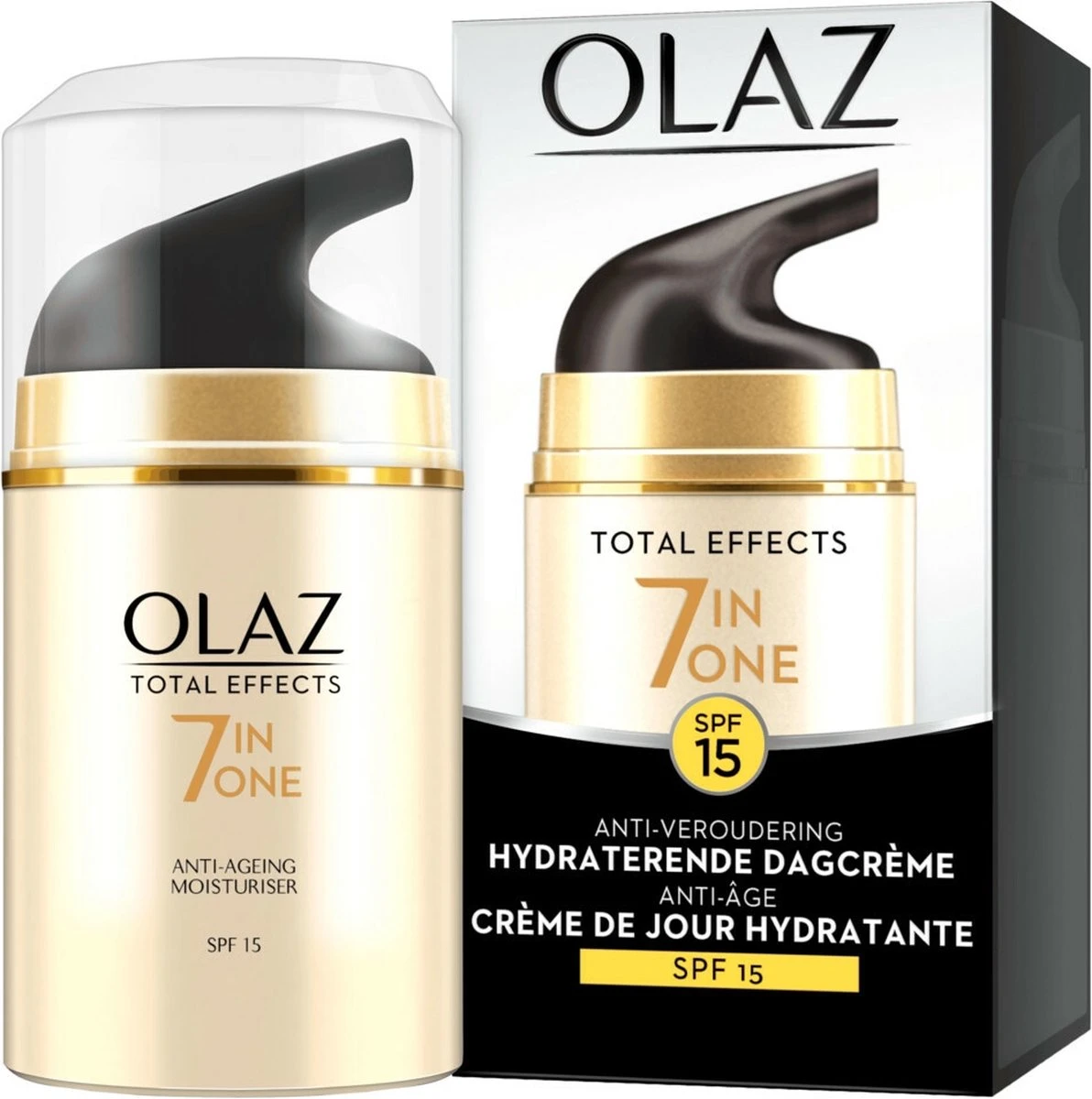 Olaz Total Effects 7in1 Anti-Veroudering Hydraterende Dagcrème Met SPF15 - 50ml 9 Olaz Total Effects 7in1 Anti-Veroudering Hydraterende Dagcrème Met SPF15 - 50ml - Afbeelding 7