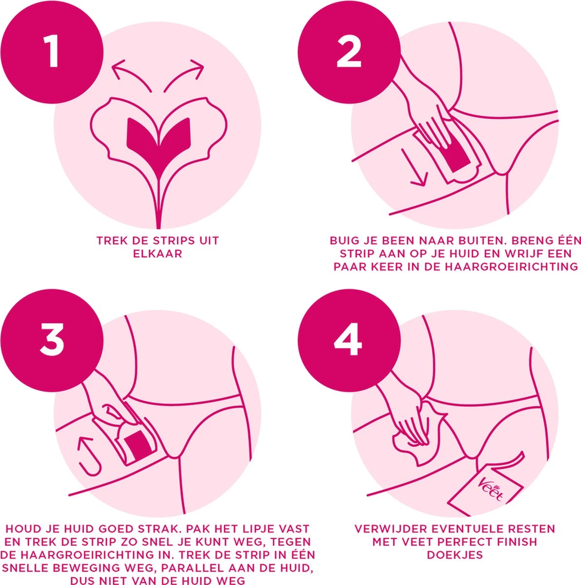 Veet - Ontharingsstrips - Bikinilijn & Oksels - Gevoelige Huid - 16 Stuks 9 Veet - Ontharingsstrips - Bikinilijn & Oksels - Gevoelige Huid - 16 Stuks - Afbeelding 7