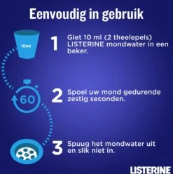 LISTERINE Nightly Reset Milde Smaak, Mondspoeling Met RAPID-FUSHION -technologie Voor Gebruik Tijdens De Nacht, Hermineraliseert Het Tandglazuur, 3 X 400 Ml -Gillette Winkel 1194x1200