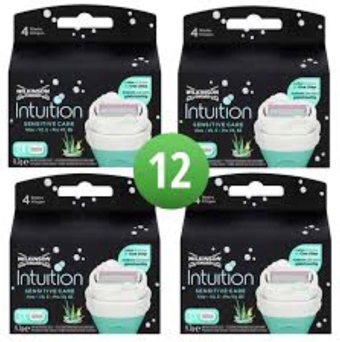 Wilkinson Intuition Sensitive Navul Scheermesjes - Voordeelverpakking 4 X 3 Stuks 3 Wilkinson Intuition Sensitive Navul Scheermesjes - Voordeelverpakking 4 X 3 Stuks