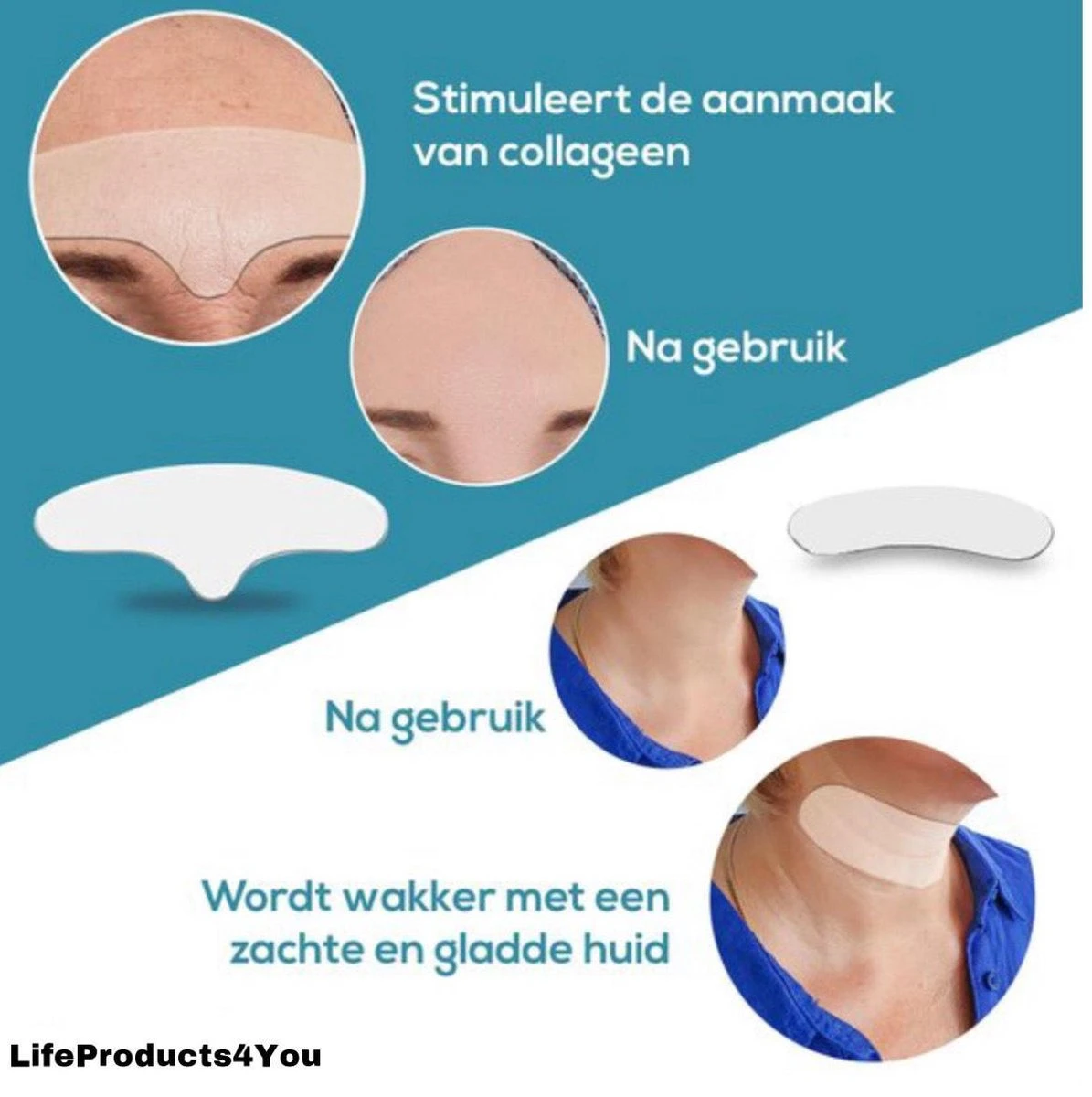 Merkloos LifeProducts4You Anti Rimpel Beauty Pads 11-delige Set - Eye Pads - Huidverzorging - Anti Aging - Tegen Rimpels En Lijntjes – Gezicht, Decolleté En Hals - Herbruikbaar - Neutraal - Hypoallergeen 5 Merkloos LifeProducts4You Anti Rimpel Beauty Pads 11-delige Set - Eye Pads - Huidverzorging - Anti Aging - Tegen Rimpels En Lijntjes – Gezicht, Decolleté En Hals - Herbruikbaar - Neutraal - Hypoallergeen - Afbeelding 3