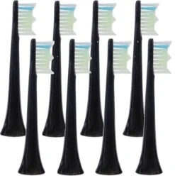 8 Opzetborstels Voor Philips Sonicare Black (gratis Verzending)