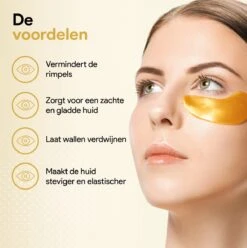 Collageen Oogmasker Tegen Wallen - 20 Paar (40 Stuks) - Gezichtsverzorging - Eye Oog Patches Pads - Goud -Gillette Winkel 1196x1200 22