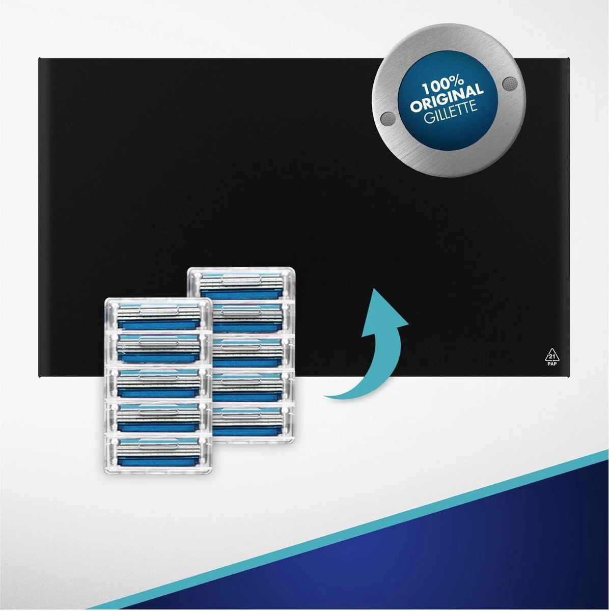 Gillette® Gillette Mach3 - 8 Stuks - Scheermesjes 4 Gillette® Gillette Mach3 - 8 Stuks - Scheermesjes - Afbeelding 2