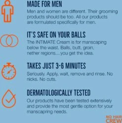 NO HAIR CREW – Premium Ontharingscreme Intieme Delen – Ontharing Mannen – 100 Ml - Intimate Hair Removal Cream - Ontharen Eraser For Men Zone Intiem Voor Man Genitalien 25 NO HAIR CREW – Premium Ontharingscreme Intieme Delen – Ontharing Mannen – 100 Ml - Intimate Hair Removal Cream - Ontharen Eraser For Men Zone Intiem Voor Man Genitalien -Gillette Winkel 1196x1200 40