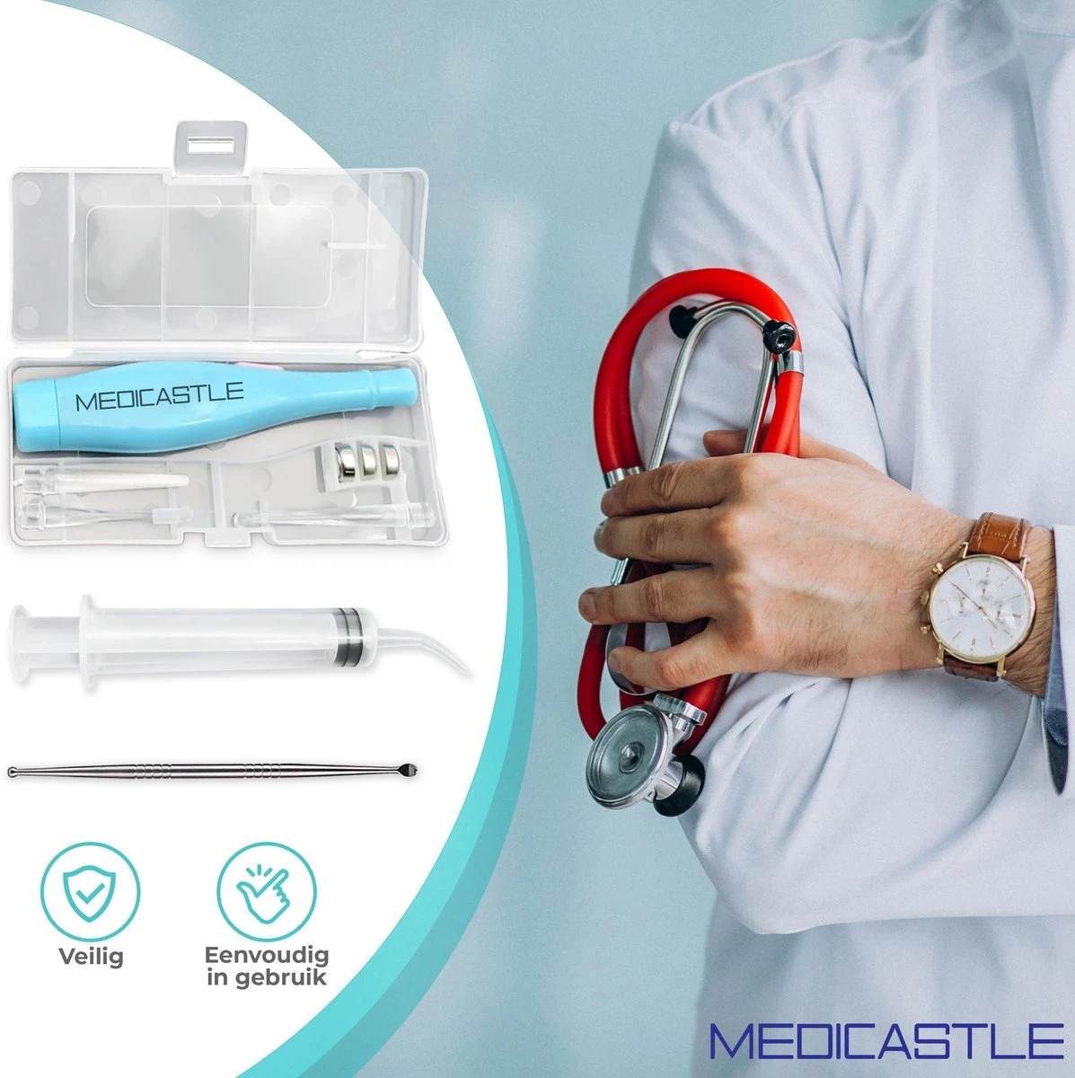 MediCastle™ Amandelsteen Verwijderaar - Tonsil Stone Remover - 6 Delige| Kit 8 MediCastle™ Amandelsteen Verwijderaar - Tonsil Stone Remover - 6 Delige| Kit - Afbeelding 6