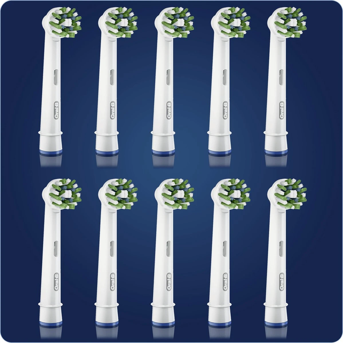 Oral B Oral-B CrossAction - Met CleanMaximiser-technologie - Opzetborstels - 10 Stuks - Brievenbusverpakking 4 Oral B Oral-B CrossAction - Met CleanMaximiser-technologie - Opzetborstels - 10 Stuks - Brievenbusverpakking - Afbeelding 2