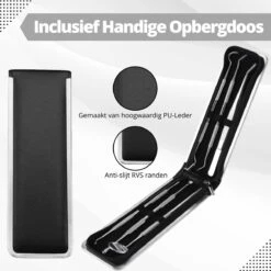 AdroitGoods 7 Delige RVS Tandarts Setje - Incl Haakje En Spiegel - Tandenstokers - Tandplak - Gebit Verzorging Setje -Gillette Winkel 1198x1200 64