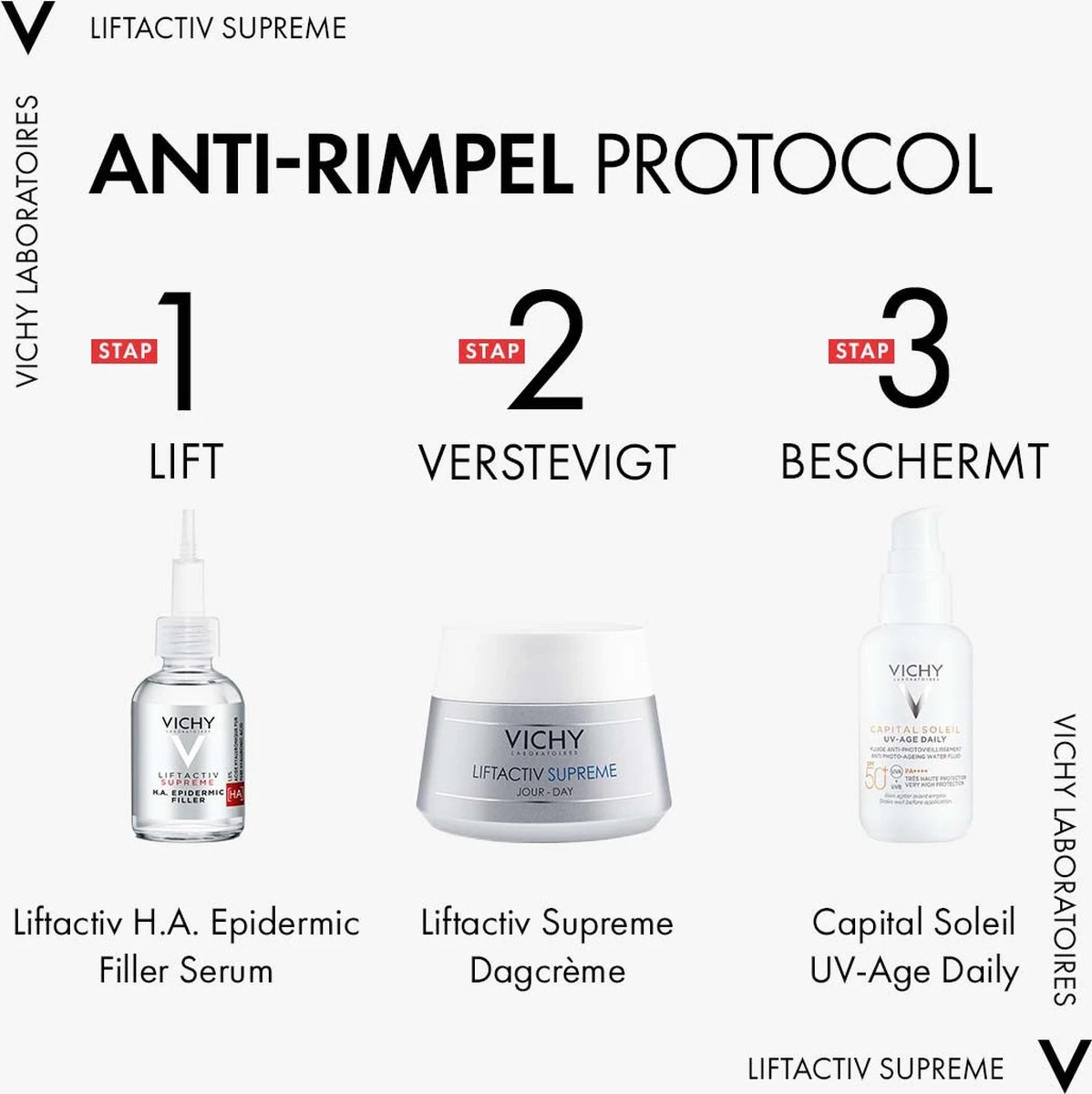 Vichy Liftactiv Supreme H.A. Epidermic Filler Serum - 30ml - Tegen Rimpels En Fijne Lijntjes, Ook Voor Gevoelige Huid 12 Vichy Liftactiv Supreme H.A. Epidermic Filler Serum - 30ml - Tegen Rimpels En Fijne Lijntjes, Ook Voor Gevoelige Huid - Afbeelding 10