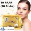 Collageen Oogmasker | Wallen En Donkere Kringen Wegwerken | Wallen Wegwerken | 24K Goud Oog Masker Met Collageen | 20 Stuks (10 Paar) 2 Collageen Oogmasker | Wallen En Donkere Kringen Wegwerken | Wallen Wegwerken | 24K Goud Oog Masker Met Collageen | 20 Stuks (10 Paar) -Gillette Winkel 1198x1200 90