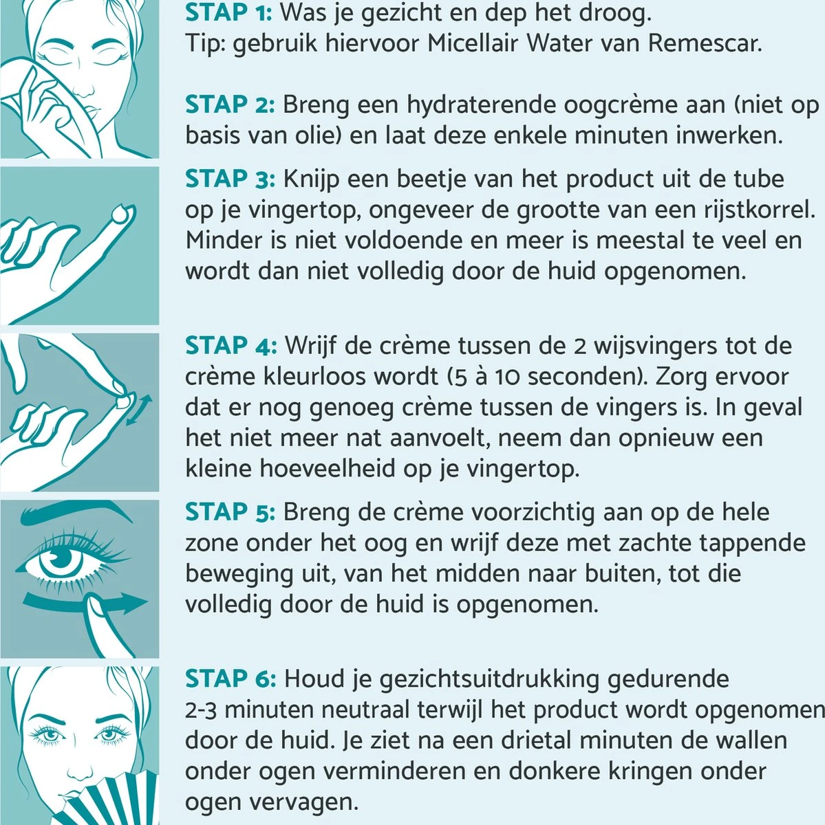 Remescar Wallen En Donkere Kringen 8ml - Crème Voor Wallen - Donkere Kringen Verwijderaar - Verwijdert Wallen Onder De Ogen - Onmiddellijke Wallen Behandeling - 180 Applicaties 4 Remescar Wallen En Donkere Kringen 8ml - Crème Voor Wallen - Donkere Kringen Verwijderaar - Verwijdert Wallen Onder De Ogen - Onmiddellijke Wallen Behandeling - 180 Applicaties - Afbeelding 2