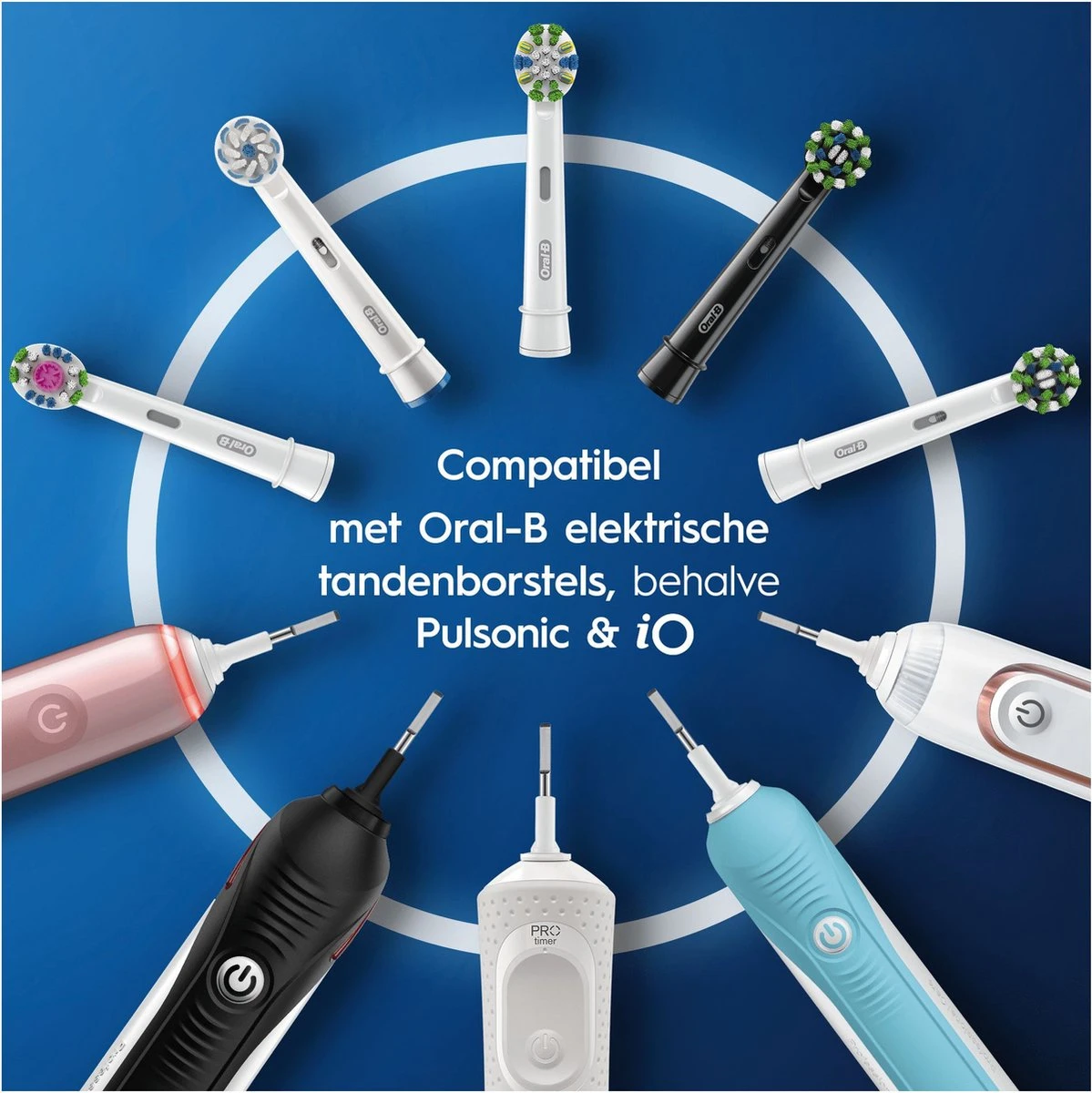 Oral B Oral-B CrossAction - Met CleanMaximiser-technologie - Opzetborstels - 10 Stuks - Brievenbusverpakking 12 Oral B Oral-B CrossAction - Met CleanMaximiser-technologie - Opzetborstels - 10 Stuks - Brievenbusverpakking - Afbeelding 10