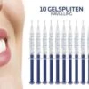 Merkloos Tanden Bleekset Navulling - 10 Effectieve Bleekgel Spuiten - Effectieve Gelspuiten - Tandenbleekset - Zonder Peroxide (0%) - Witte Tanden - Veilig Thuis Tanden Bleken Met Gel - Tandenbleker -Gillette Winkel 1200x1001