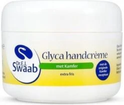 Dr. Swaab Glyca Kamfer - 100 Ml - Handcrème 12 Dr. Swaab Glyca Kamfer - 100 Ml - Handcrème -Gillette Winkel 1200x1014 1