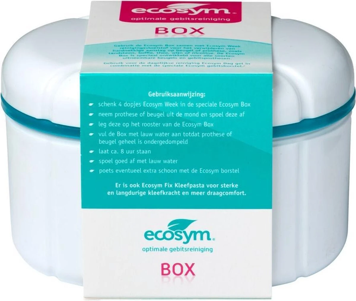 Ecosym Gebitsbakje - Kunstgebitreiniging - 1 Stuk 3 Ecosym Gebitsbakje - Kunstgebitreiniging - 1 Stuk