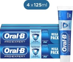 Oral B Oral-B Tandpasta Voordeelverpakking - Pro-Expert Professionele Bescherming - 4 X 125 Ml - In Gerecycleerd Karton -Gillette Winkel 1200x1019 1