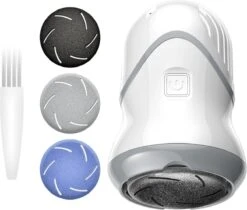 MW® Elektrische Eeltverwijderaar - Voetvijl - Eelt Verwijderaar - Elektrische Vijl - 3 Vijlschijven