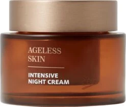Etos Nachtcreme Ageless Skin - Vegan - Stimuleert Aanmaak Collageen - 50 Ml