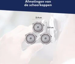 3 Scheerkoppen Geschikt Voor Philips 5000 Serie SH50/50 – Scheerkoppen Set – Scheer Opzetkoppen – Voor Phillips SH50/51/52 Shaving Blades – 3 Stuks -Gillette Winkel 1200x1022 7