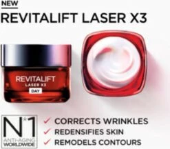 L’Oréal Paris Skin Expert Revitalift Laser X3 Anti-rimpel Dagcrème - 50 Ml -Gillette Winkel 1200x1049 3