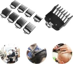 Evolize Professionele Premium Opzetkammen Voor Tondeuse - Opzetstukken Geschikt Voor Wahl Type 1 - Inclusief Fade Guards 0.5 En 1.5 - 8 Stuks - Nr. 1, 2, 3, 4, 6 En 8 - 1.5mm T/m 25mm - Zwart -Gillette Winkel 1200x1050 9