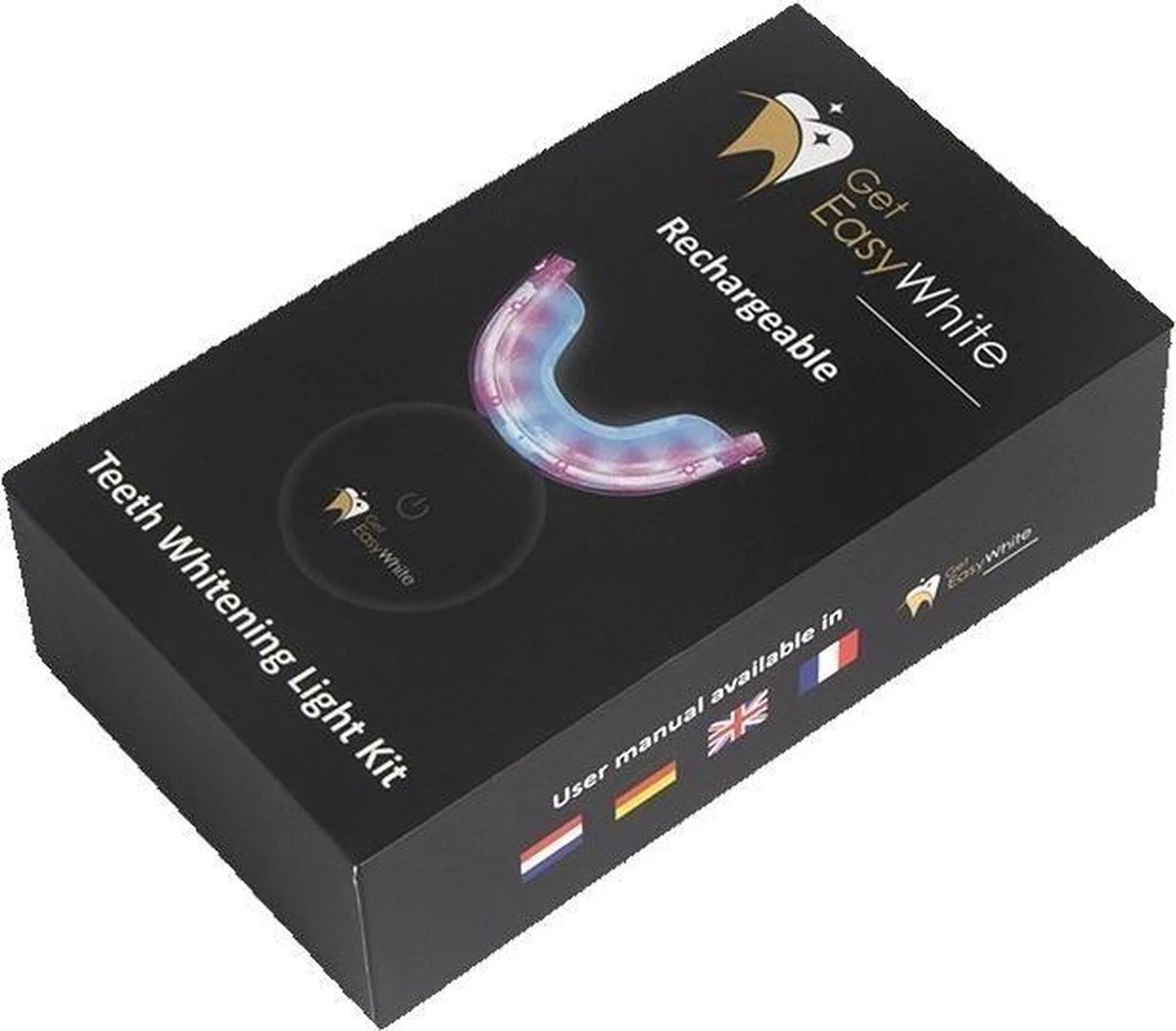 GetEasyWhite - Whitening LED Kit - 100% Natuurlijk - Perioxide Vrij - Veilig 4 GetEasyWhite - Whitening LED Kit - 100% Natuurlijk - Perioxide Vrij - Veilig - Afbeelding 2