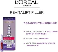 L’Oréal Paris Skin Expert Revitalift Filler Hyaluronzuur Ampullen - Kuur 7 Dagen -Gillette Winkel 1200x1069 9