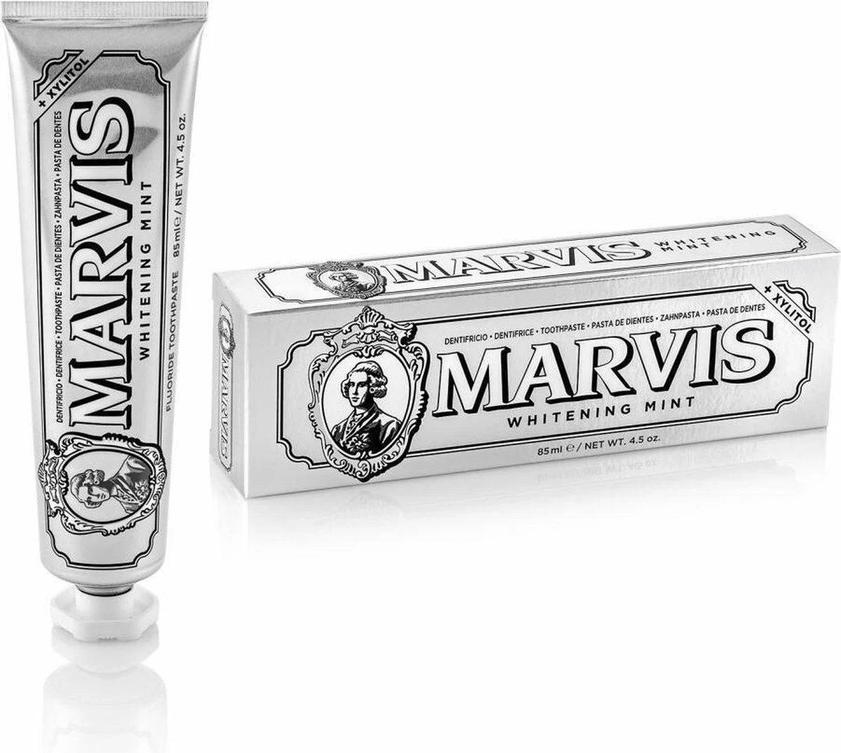 Marvis Tandpasta Whitening Mint 85 Ml 4 Marvis Tandpasta Whitening Mint 85 Ml - Afbeelding 2