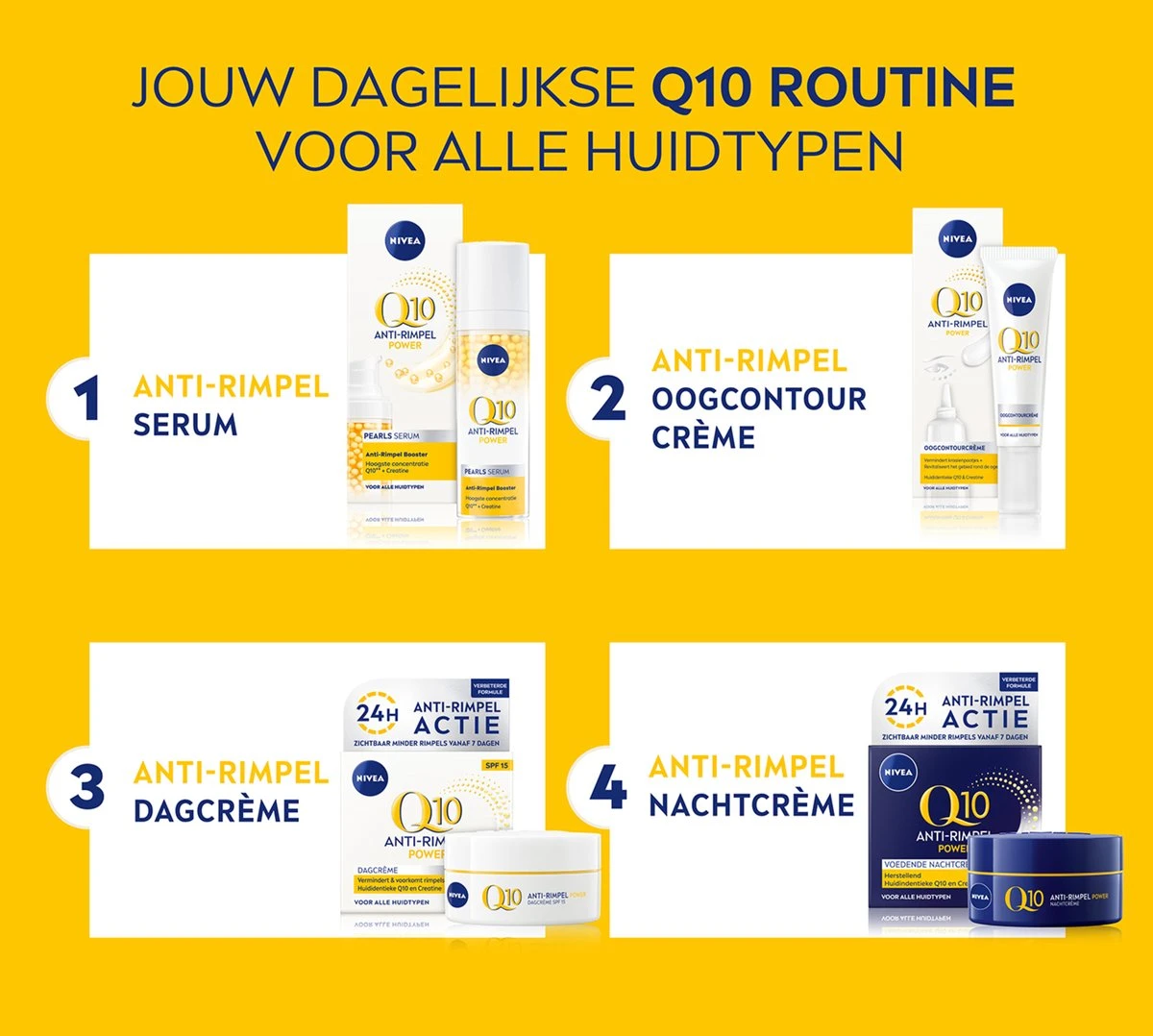 NIVEA Q10POWER Anti-Rimpel Replenishing Pearls - 30 Ml - Serum 5 NIVEA Q10POWER Anti-Rimpel Replenishing Pearls - 30 Ml - Serum - Afbeelding 3