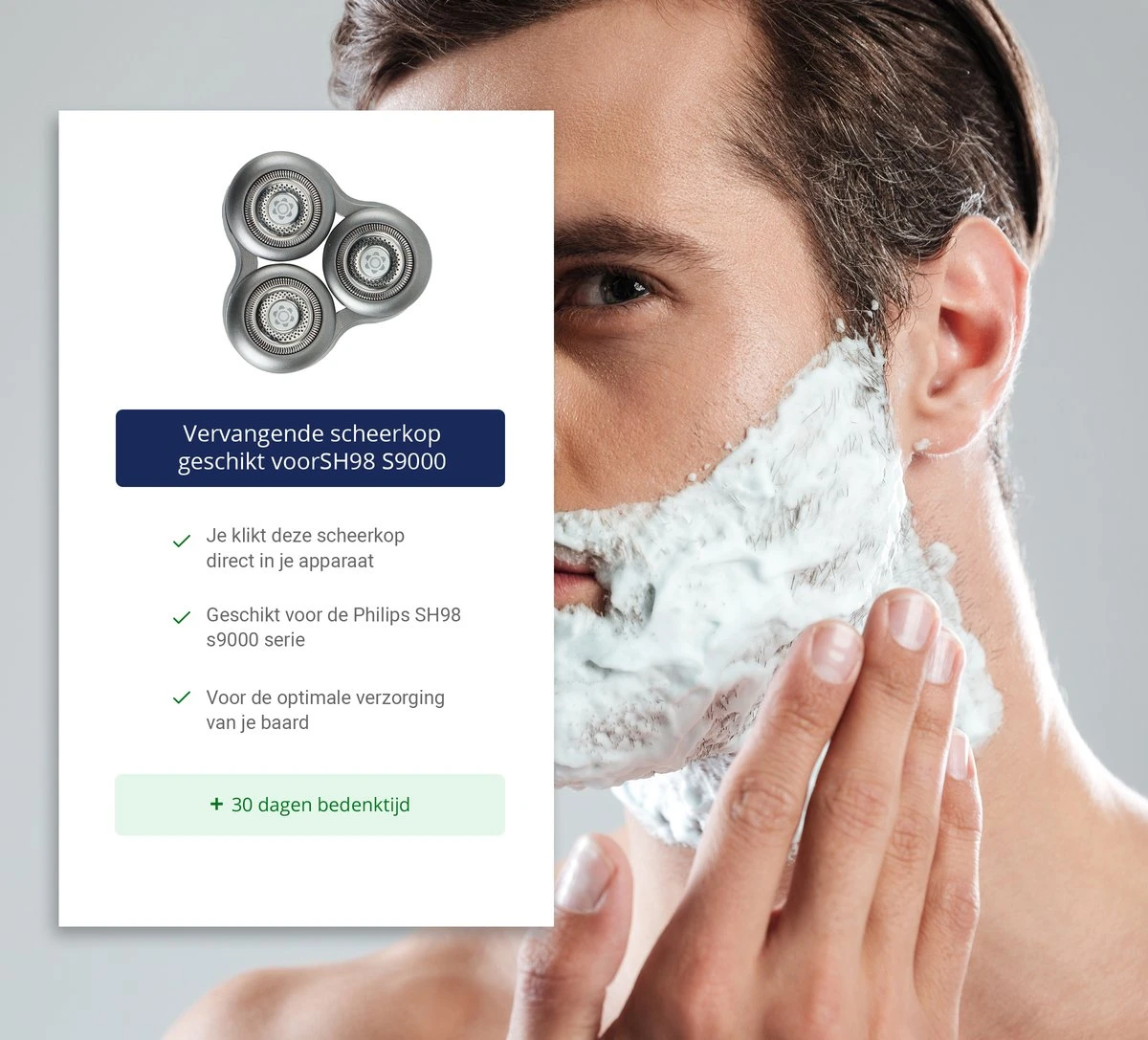 Scheerkop Geschikt Voor Philips SH98 S9000 Prestige – SH98 S9000 Prestige – Scheerkoppen – Scheermesjes – Scheerhoofd - Zilver 9 Scheerkop Geschikt Voor Philips SH98 S9000 Prestige – SH98 S9000 Prestige – Scheerkoppen – Scheermesjes – Scheerhoofd - Zilver - Afbeelding 7