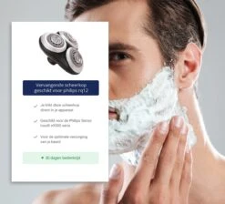 Scheerkop Geschikt Voor Philips SensoTouch S9000 – RQ12/70 RQ12/50 SH90 – Scheerkoppen – Scheermesjes – Scheerhoofd – Zwart -Gillette Winkel 1200x1087 22