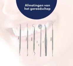 Tandarts Setje - Professioneel - Tandsteen Verwijderaar – Mondspiegel – Tandartshaakje – Tandsteenhaakje - Gebitsverzorging – Inclusief Luxe Etui - 6-delig - RVS -Gillette Winkel 1200x1087 6