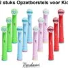 EB-10A Opzetborstels Voor Kids - 12 Stuks Vardaan Opzetborstel Voor Elektrische Tandenborstels - Oral-B - Voor Kleine Tandjes - Zachte Borstelharen - Oral-B - Voor Elektrische Tandenborstel - Mondhygiëne - Junior - 12x