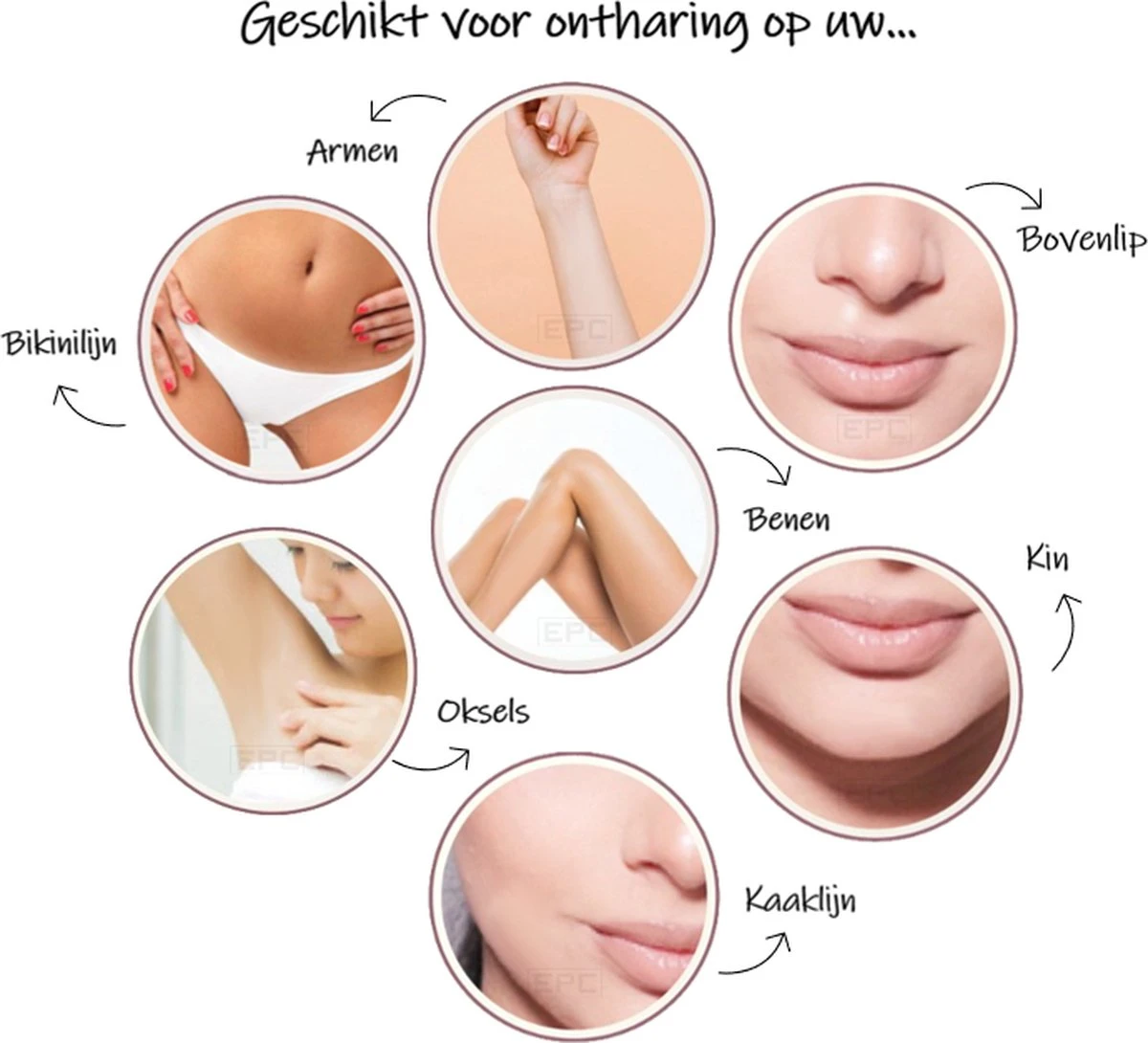 EPC® Duo Crystal Hair Removal Pad - Ontharings Pad - Pijnloos Ontharen - Kristal Haarverwijderaar - Scrubi - Ontharing Eraser Kristalpad - Bleame - Armen Benen Bikinilijn - Roze 4 EPC® Duo Crystal Hair Removal Pad - Ontharings Pad - Pijnloos Ontharen - Kristal Haarverwijderaar - Scrubi - Ontharing Eraser Kristalpad - Bleame - Armen Benen Bikinilijn - Roze - Afbeelding 2